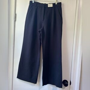 Abercrombie & Fitch Black Wide-Leg Pants